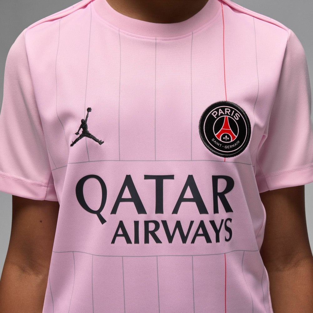 Paris Saint-Germain Jordan Brand Youth 2025/26 Fourth Academy Pro Pre-Match Top Pink - Jordan
