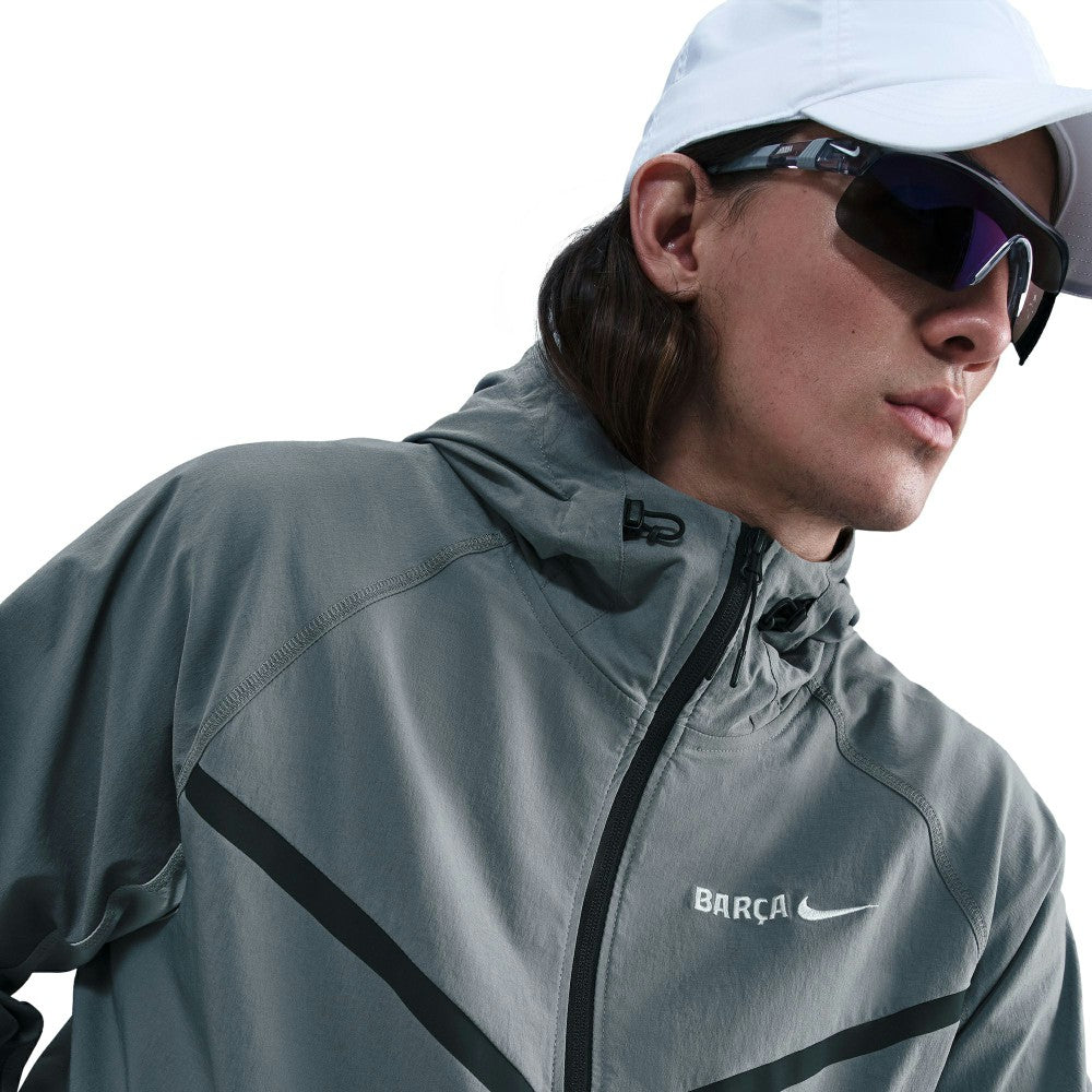 Barcelona Special Edition Full-Zip Woven Fleece Jacket Gray - Nike for sale