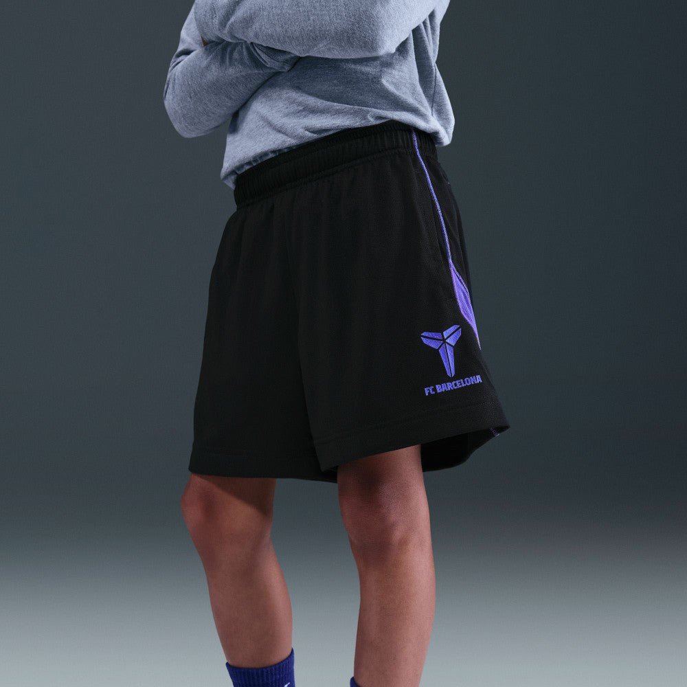 Barcelona Youth 2025/26 Away Kobe Fundamental Dri-FIT Shorts Black - Nike outlet