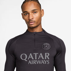 Paris Saint-Germain Strike Drill Quarter-Zip Long Sleeve Dri-FIT Top Anthracite - Nike sale