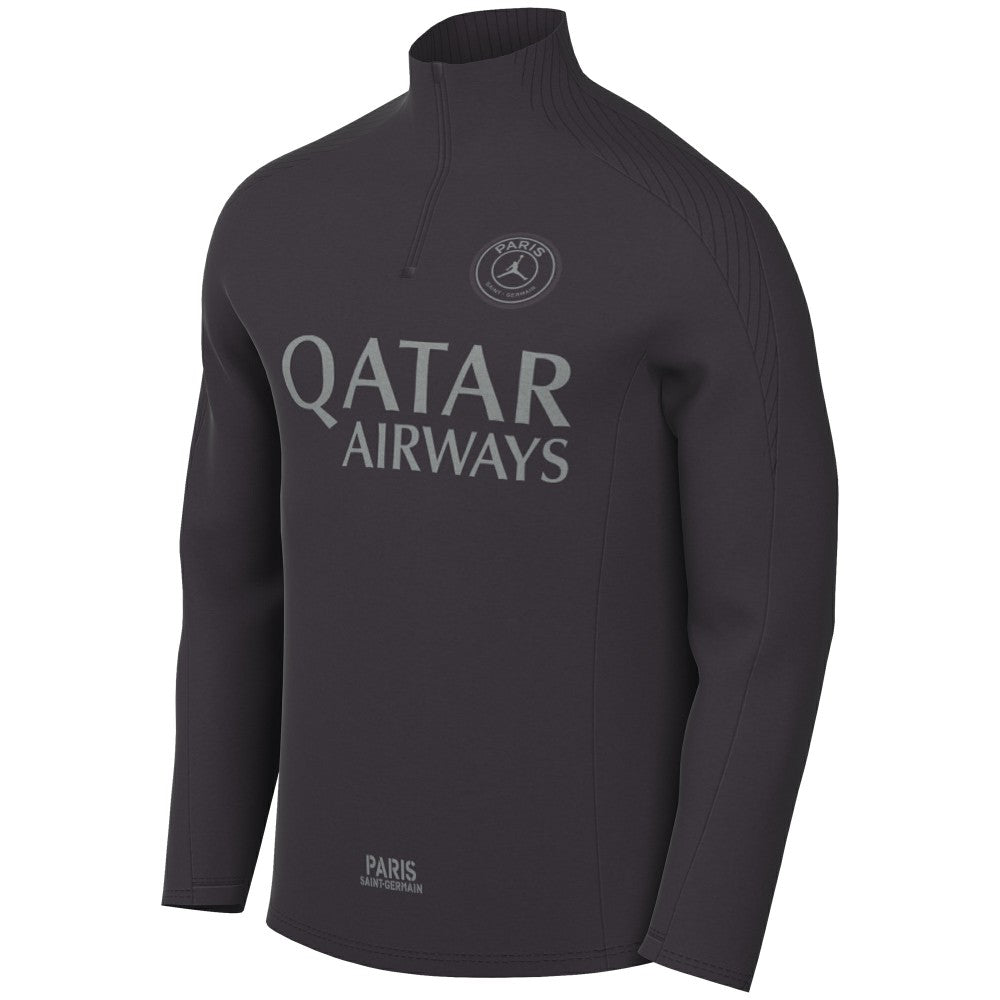 Paris Saint-Germain Strike Drill Quarter-Zip Long Sleeve Dri-FIT Top Anthracite - Nike sale