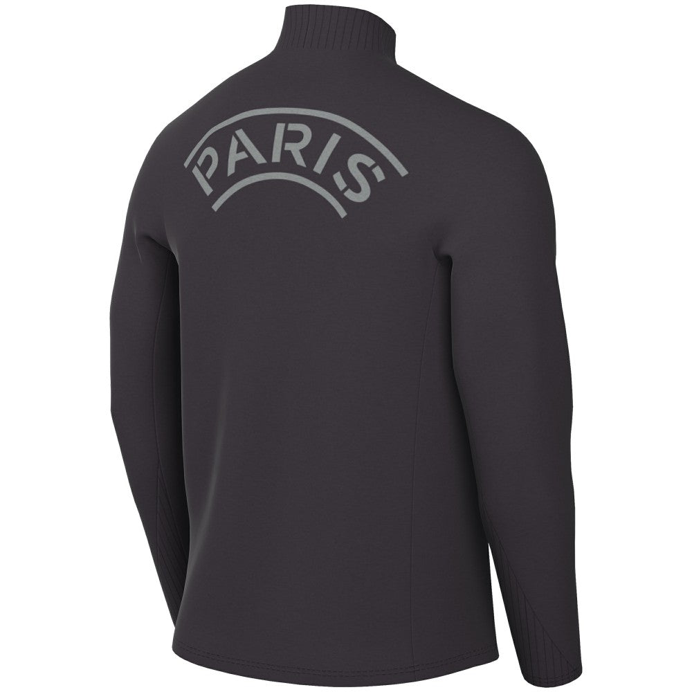 Paris Saint-Germain Strike Drill Quarter-Zip Long Sleeve Dri-FIT Top Anthracite - Nike sale