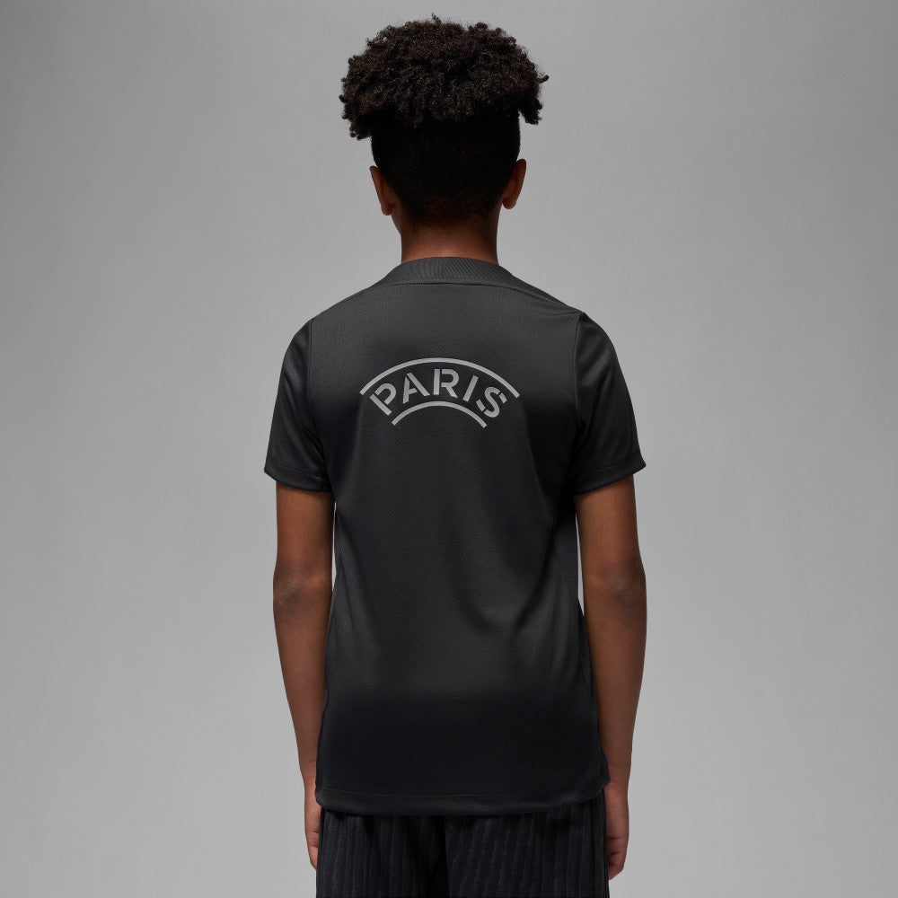 Paris Saint-Germain Jordan Brand Youth 2025/26 Strike Fourth Training Top Black - Jordan for sale