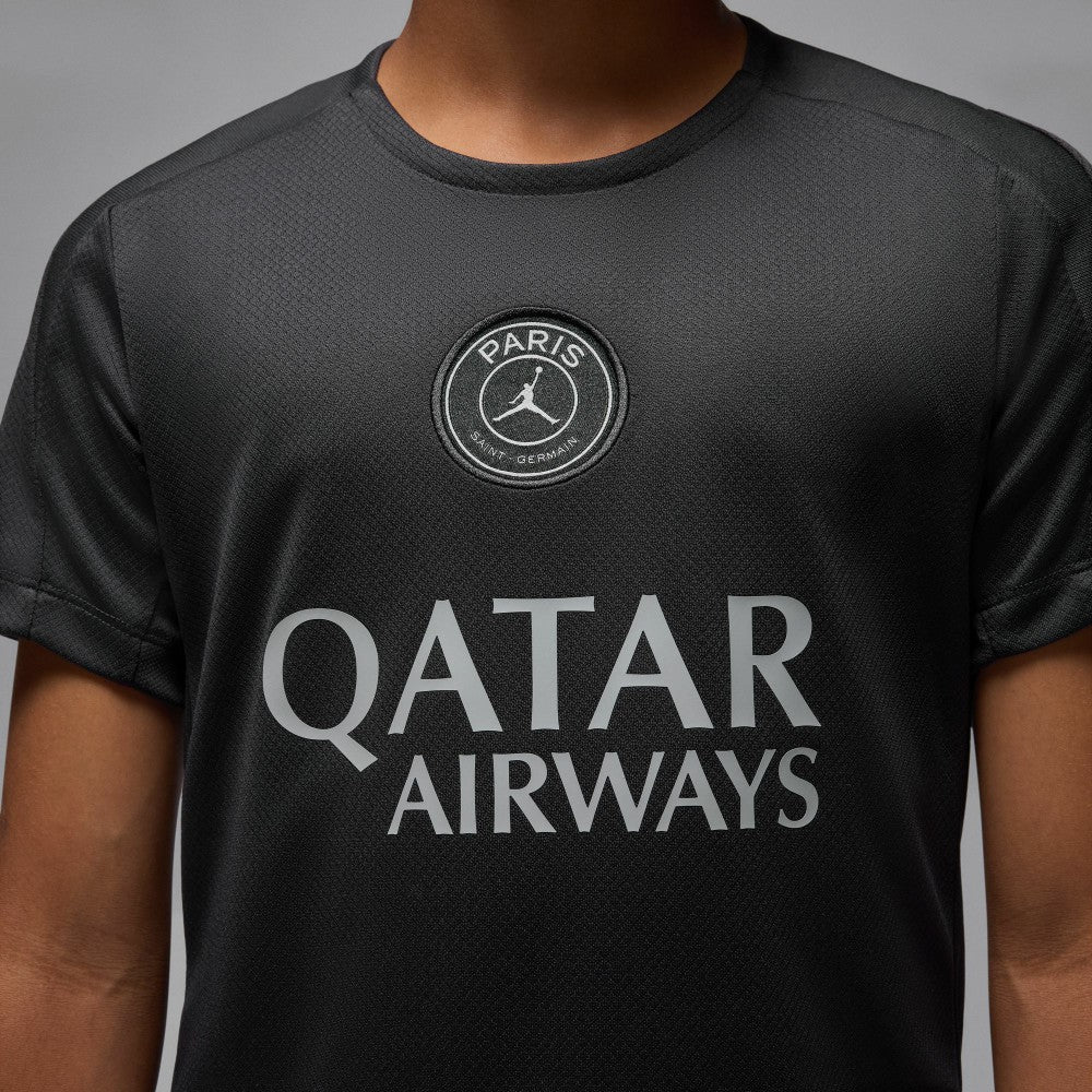 Paris Saint-Germain Jordan Brand Youth 2025/26 Strike Fourth Training Top Black - Jordan for sale