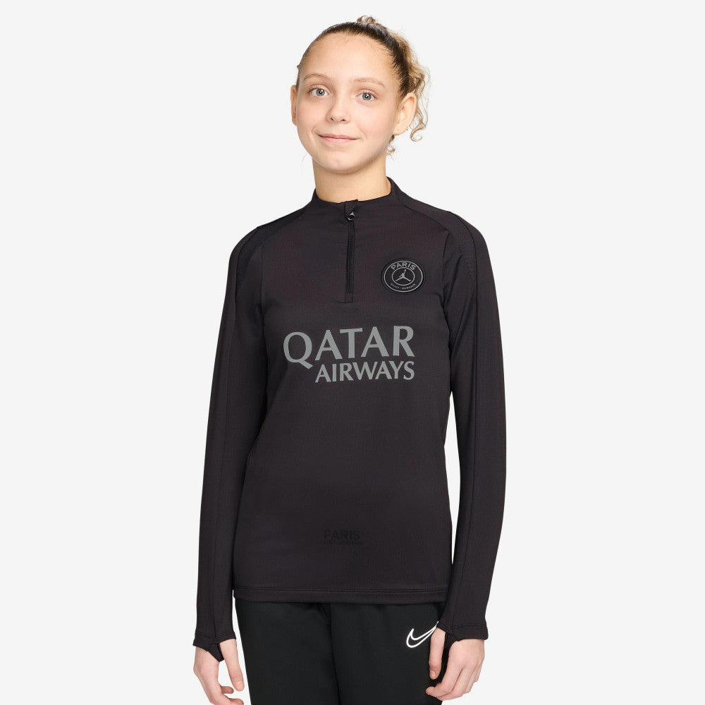 Paris Saint-Germain Jordan Brand Youth 2025/26 Fourth Strike Training Drill Top Black - Jordan online