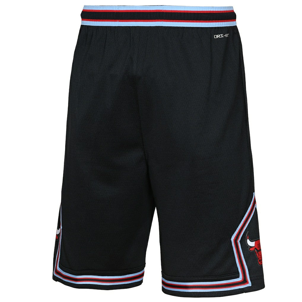 Chicago Bulls Youth 2025/26 City Edition Swingman Performance Shorts Black - Nike