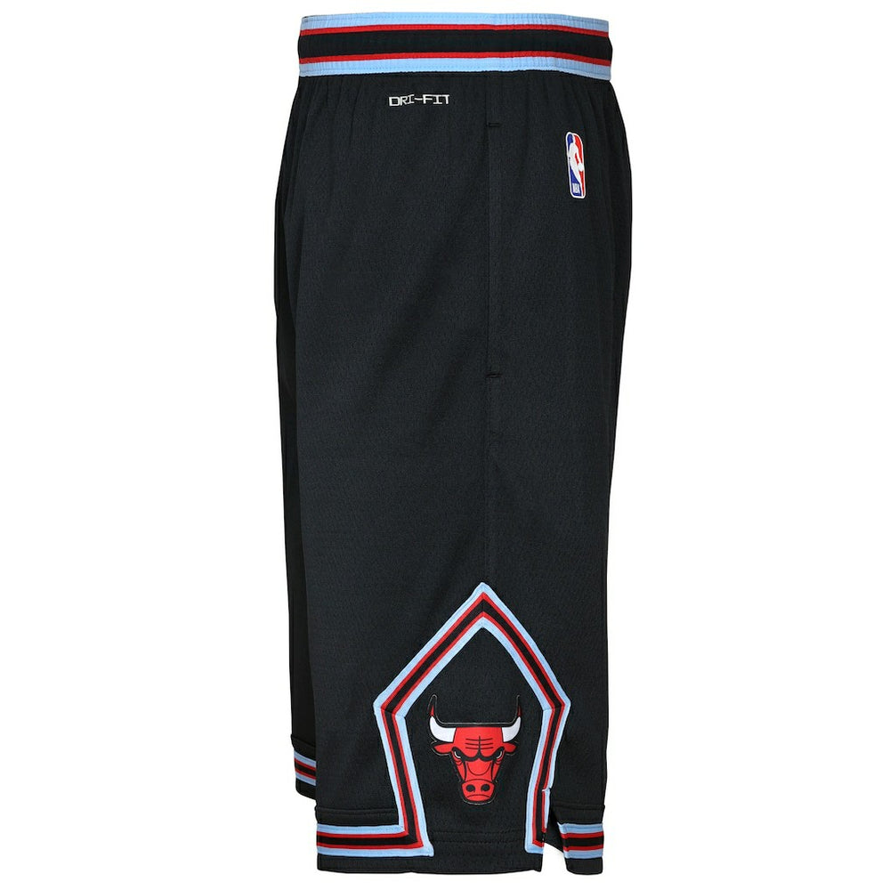Chicago Bulls Youth 2025/26 City Edition Swingman Performance Shorts Black - Nike