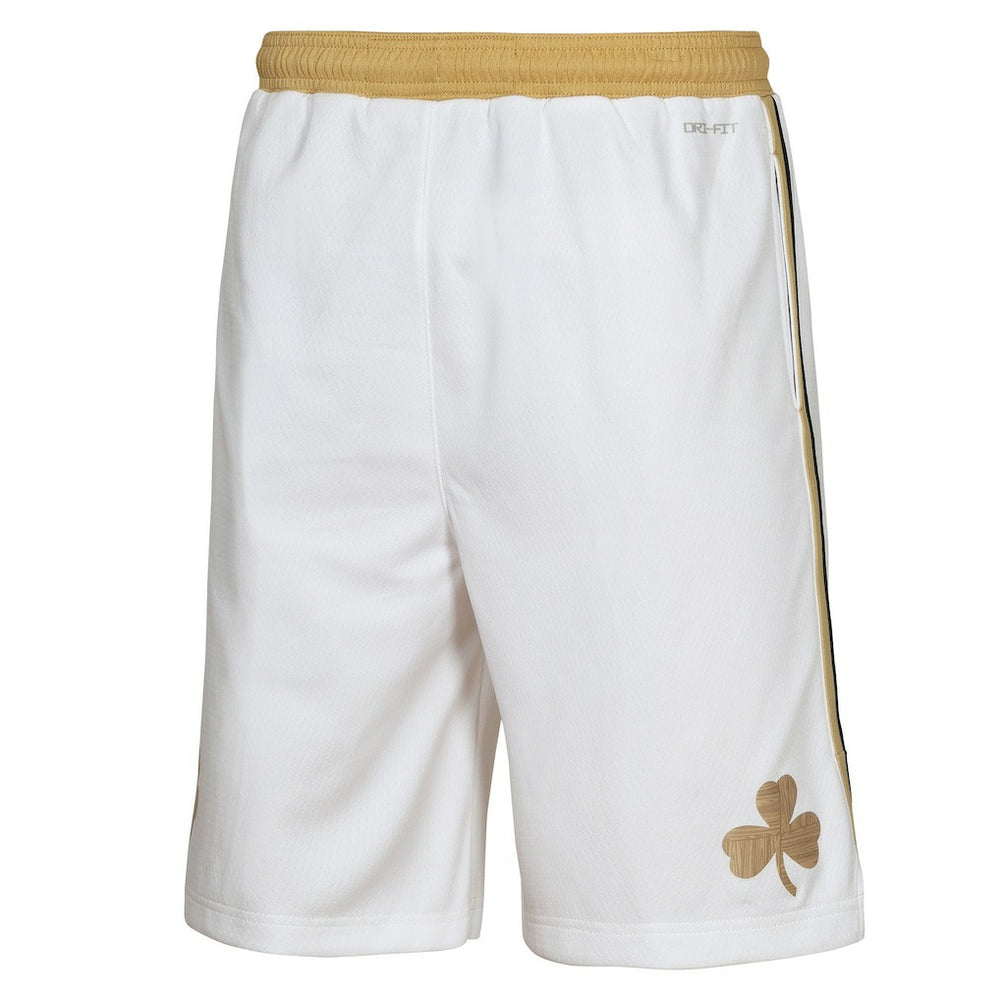 Boston Celtics Youth 2025/26 City Edition Swingman Performance Shorts White - Nike