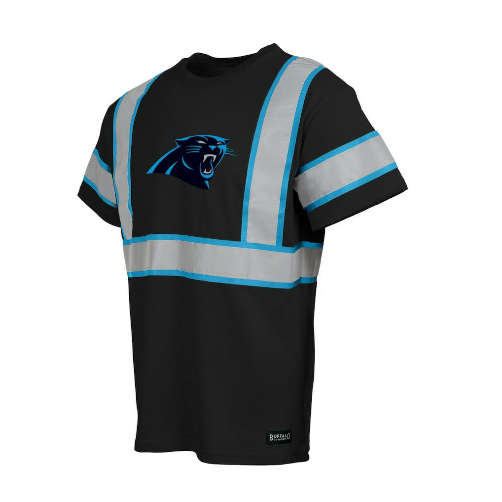 Carolina Panthers Safety Heavyweight T-Shirt - Black T-shirts