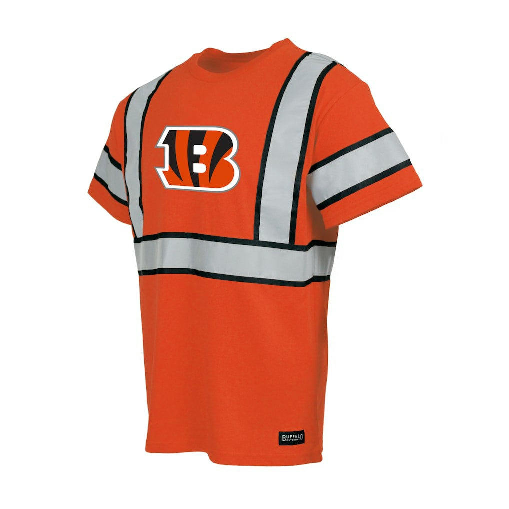 Cincinnati Bengals Safety Heavyweight T-Shirt - Orange T-shirts