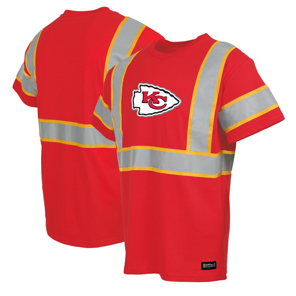 Kansas City Chiefs Safety Heavyweight T-Shirt - Red T-shirts