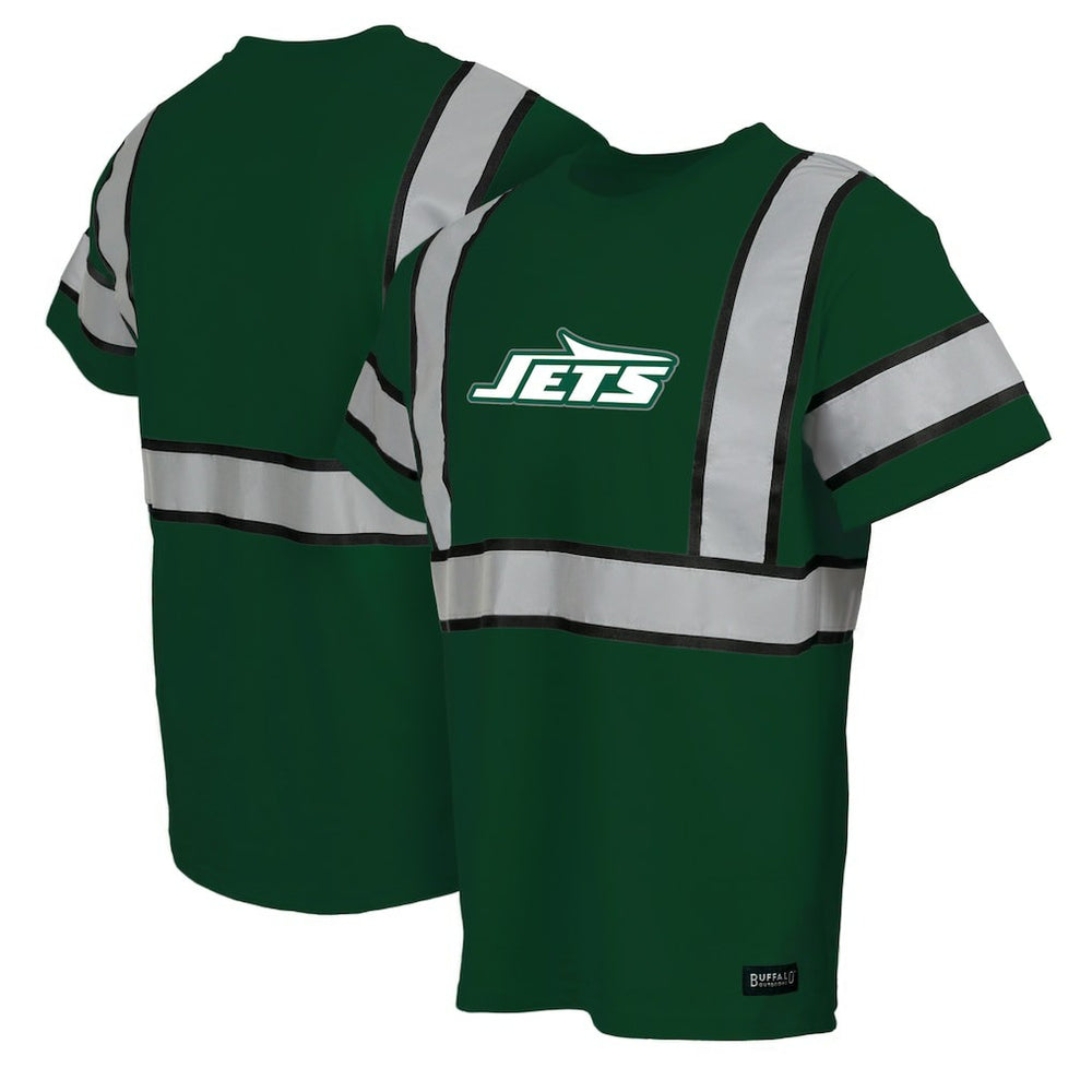 New York Jets Safety Heavyweight T-Shirt - Green T-shirts