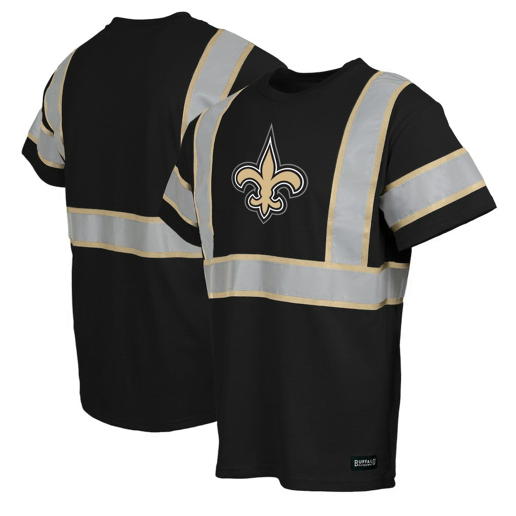 New Orleans Saints Safety Heavyweight T-Shirt - Black T-shirts