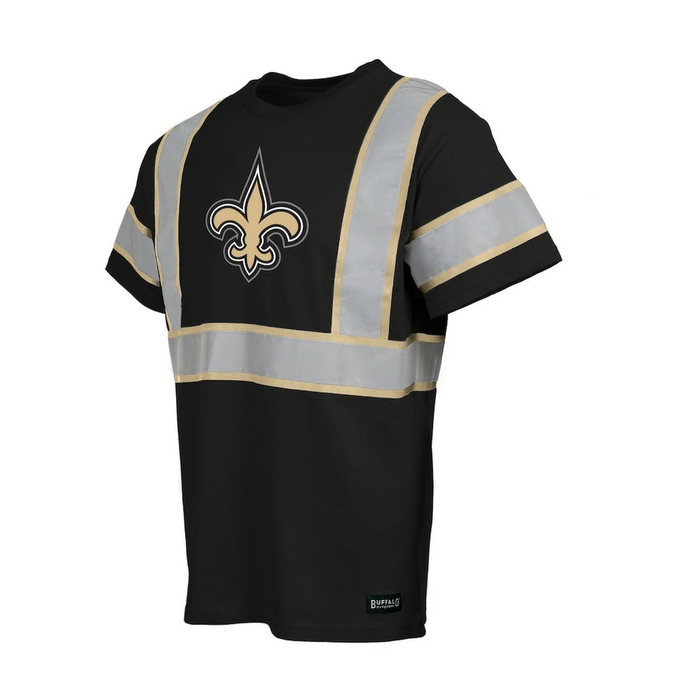 New Orleans Saints Safety Heavyweight T-Shirt - Black T-shirts