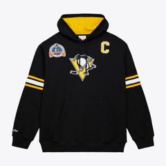 Mario Lemieux Pittsburgh Penguins Mitchell & Ness 1992 Name & Number Premium Pullover Hoodie - Black | US 202948290