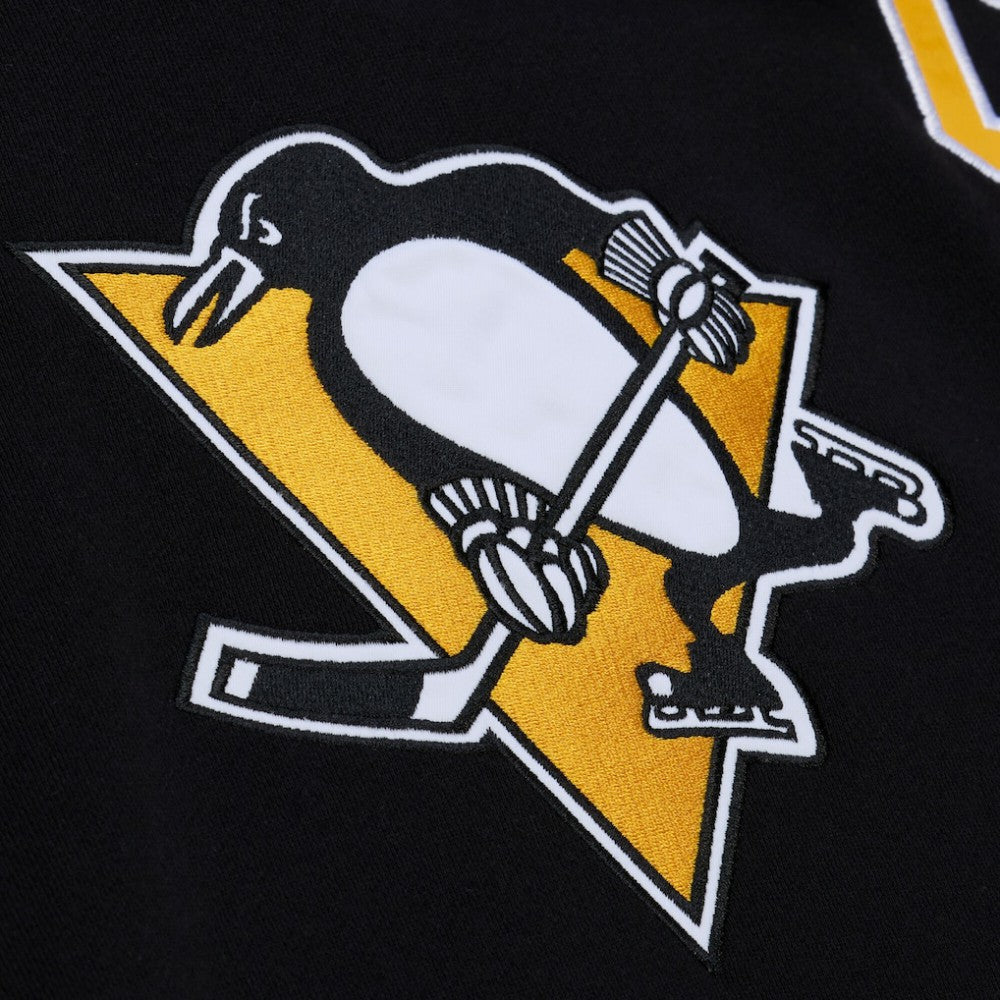Mario Lemieux Pittsburgh Penguins Mitchell & Ness 1992 Name & Number Premium Pullover Hoodie - Black | US 202948290