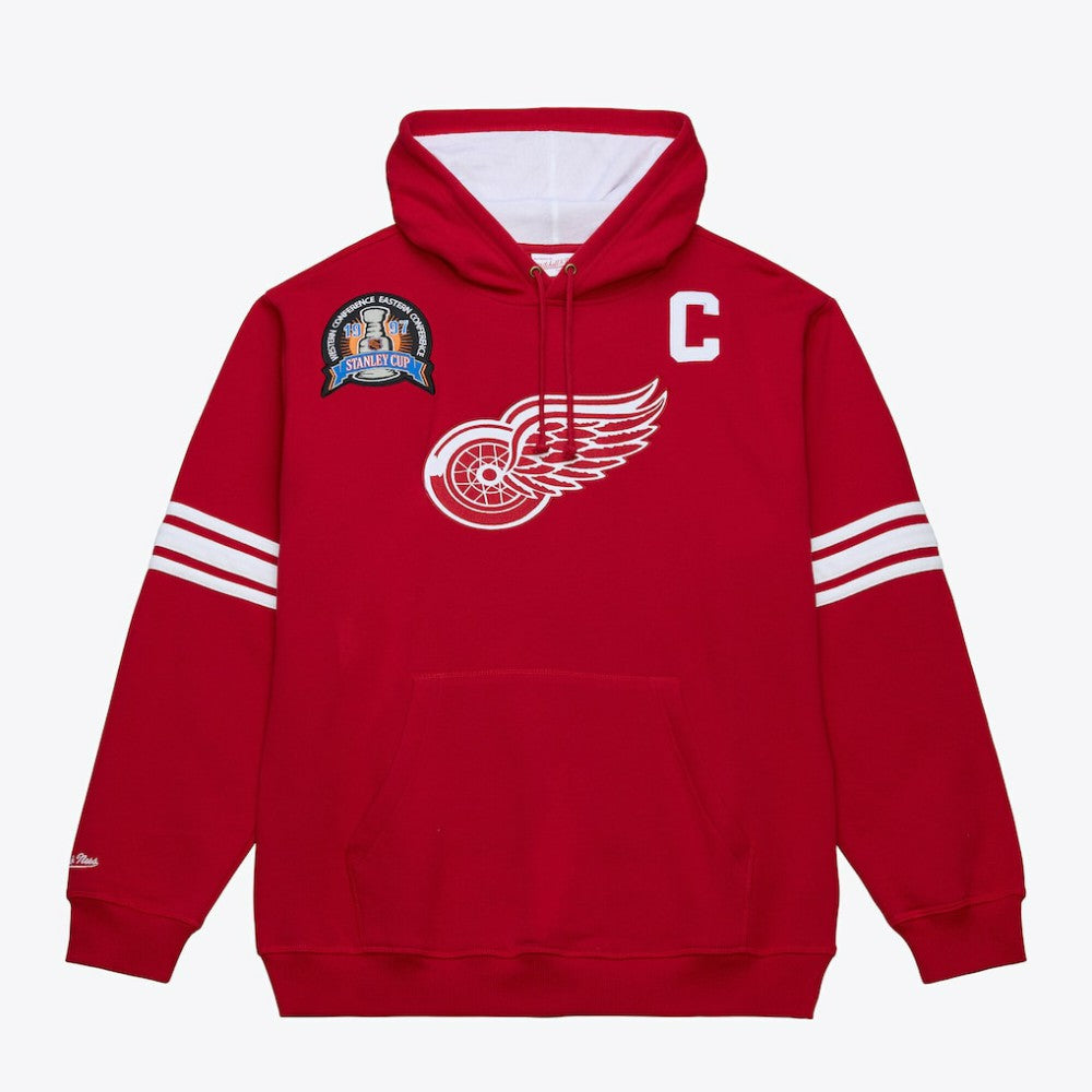 Steve Yzerman Detroit Red Wings Mitchell & Ness 1997 Name & Number Premium Pullover Hoodie - Scarlet | US 202948291