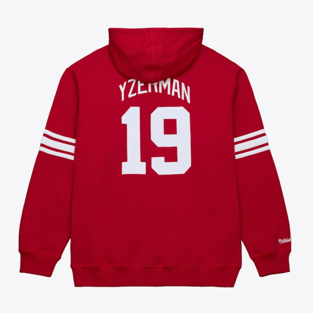 Steve Yzerman Detroit Red Wings Mitchell & Ness 1997 Name & Number Premium Pullover Hoodie - Scarlet | US 202948291