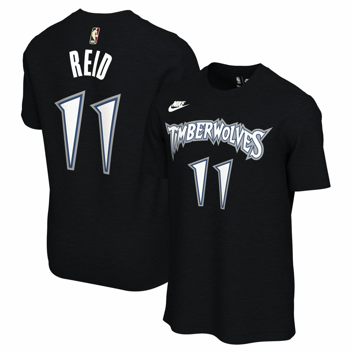 Naz Reid Minnesota Timberwolves Unisex Name & Number T-Shirt Classic Edition Black - Nike