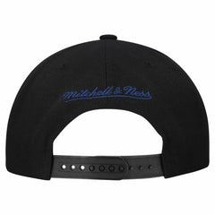 Tampa Bay Lightning Mitchell & Ness Retro Script Colorblock Snapback Hat - Black | US 202950563
