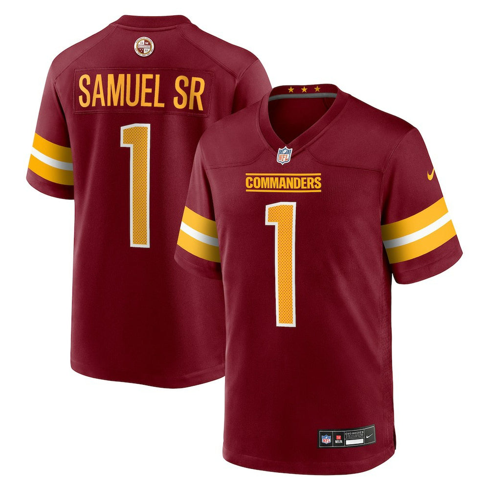 Deebo Samuel Sr Washington Commanders Game Player Jersey - Burgundy Jerseys