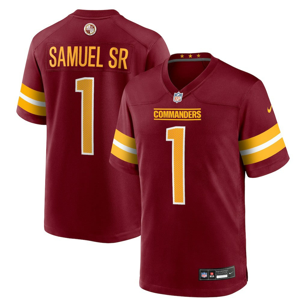 Deebo Samuel Sr Washington Commanders Game Player Jersey - Burgundy Jerseys