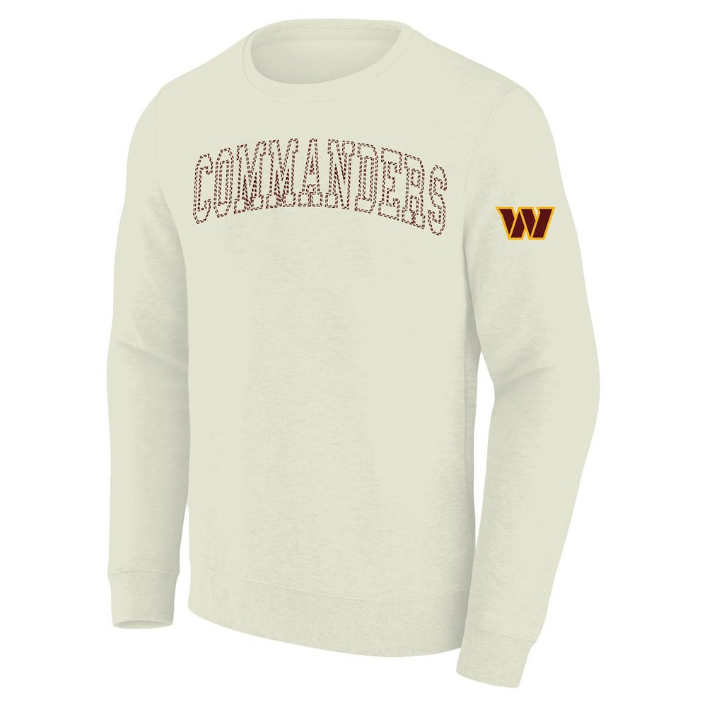 Washington Commanders Profile Big & Tall Fleece Sweatshirt - Cream Sweatshirts