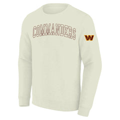 Washington Commanders Profile Big & Tall Fleece Sweatshirt - Cream Sweatshirts