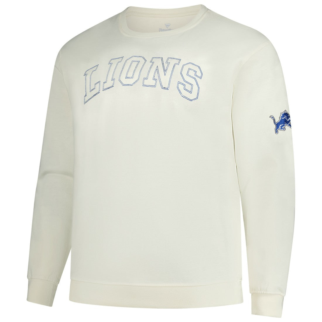 Detroit Lions Profile Big & Tall Fleece Sweatshirt - Cream Sweatshirts