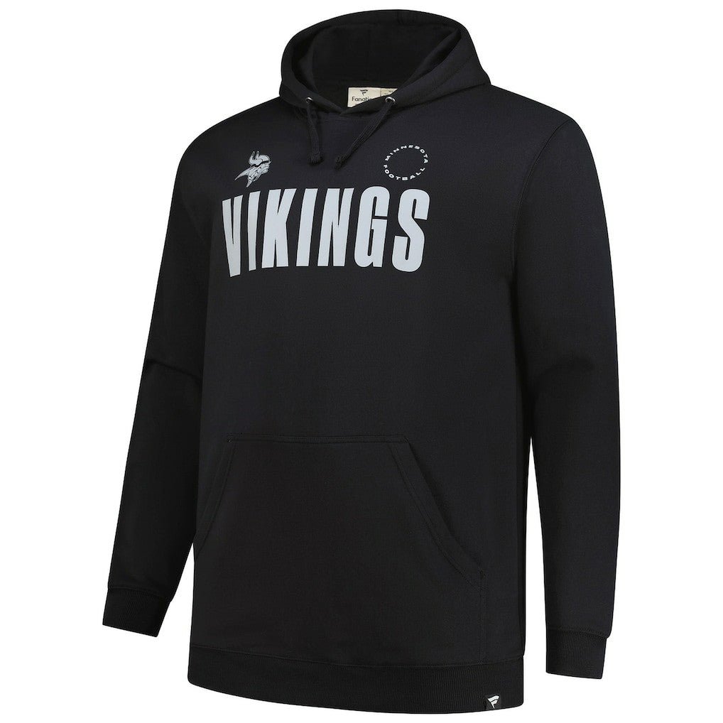 Minnesota Vikings Big & Tall Chip Shot Hoodie - Black Hoodies