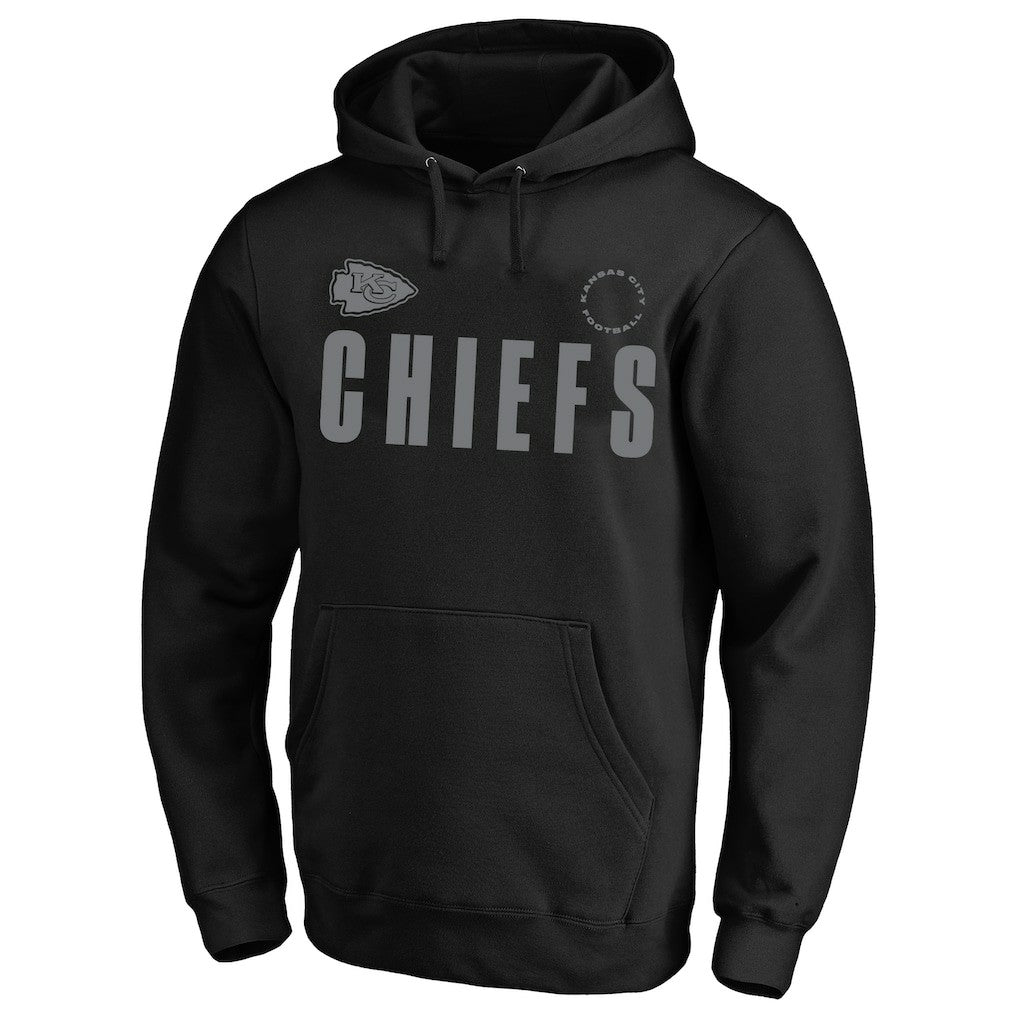 Kansas City Chiefs Big & Tall Chip Shot Hoodie - Black Hoodies