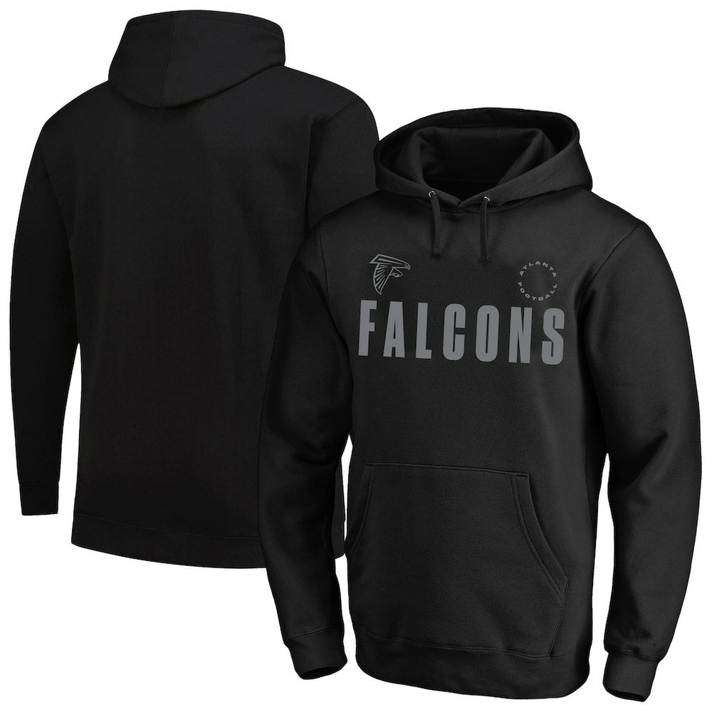 Atlanta Falcons Big & Tall Chip Shot Hoodie - Black Hoodies