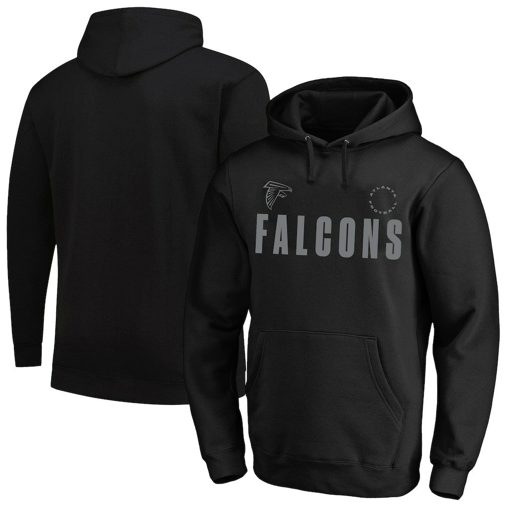 Atlanta Falcons Big & Tall Chip Shot Hoodie - Black Hoodies