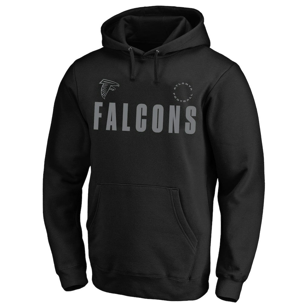 Atlanta Falcons Big & Tall Chip Shot Hoodie - Black Hoodies