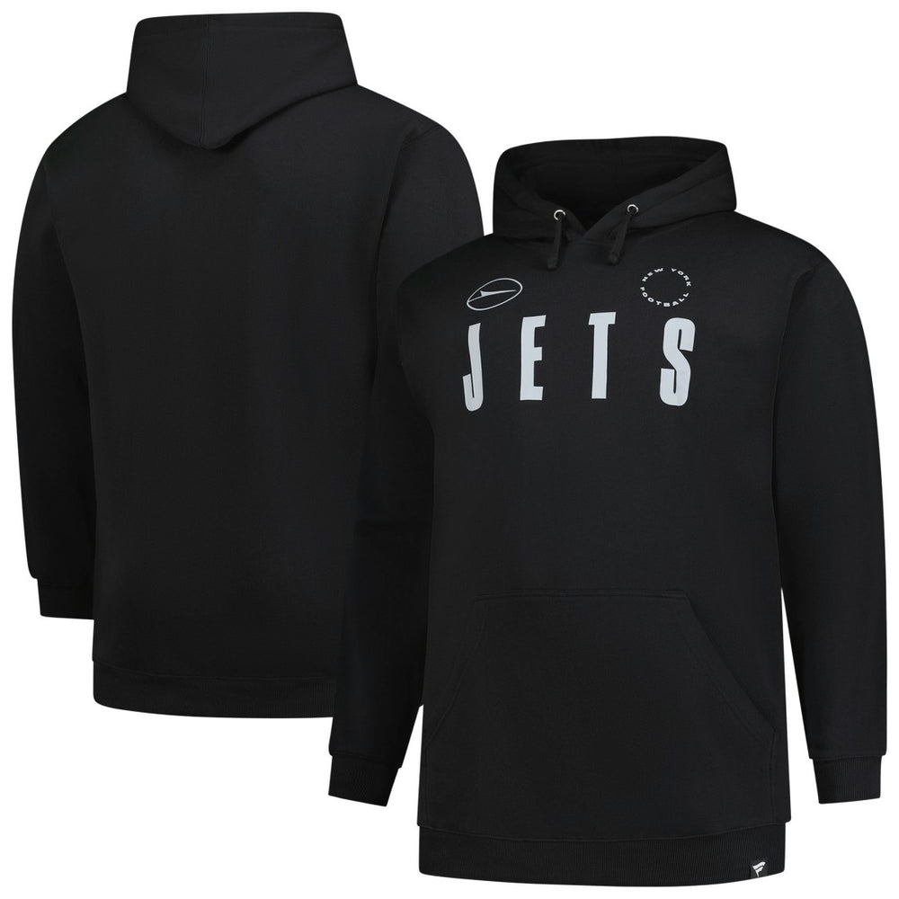 New York Jets Big & Tall Chip Shot Hoodie - Black Hoodies