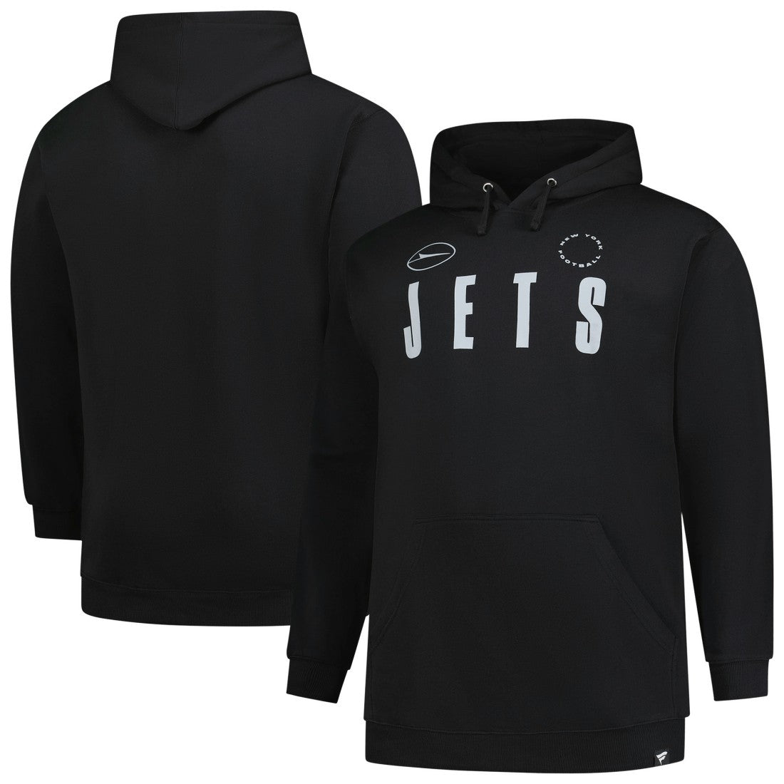 New York Jets Big & Tall Chip Shot Hoodie - Black Hoodies