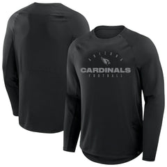 Arizona Cardinals Big & Tall Coverage Scheme Long Sleeve T-Shirt - Black T-shirts