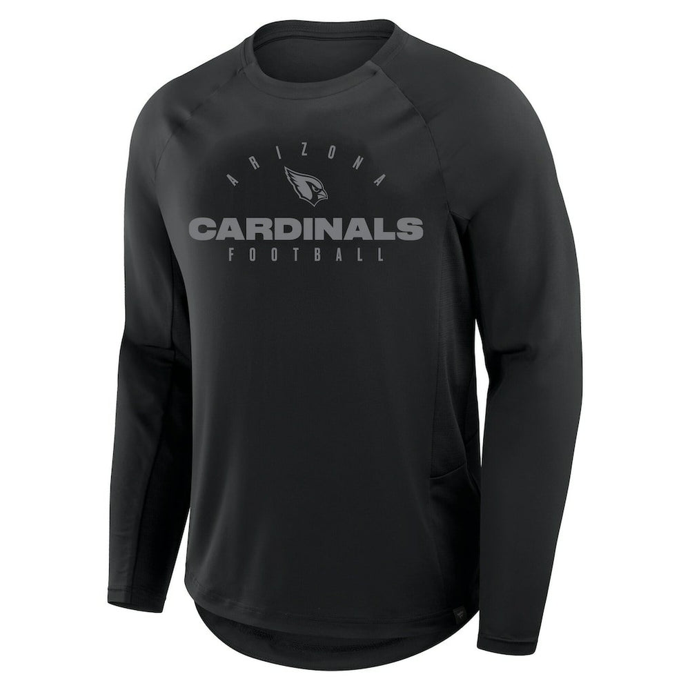 Arizona Cardinals Big & Tall Coverage Scheme Long Sleeve T-Shirt - Black T-shirts