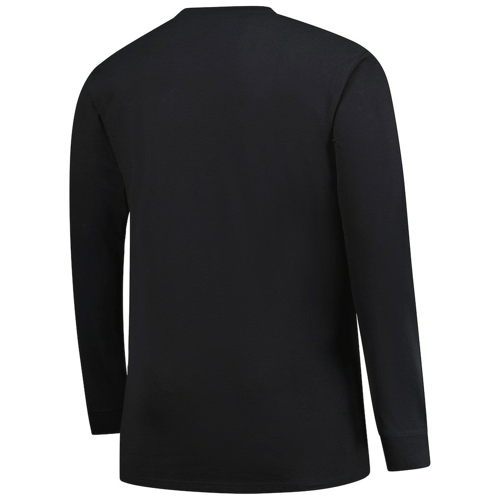 Los Angeles Chargers Big & Tall Coverage Scheme Long Sleeve T-Shirt - Black T-shirts