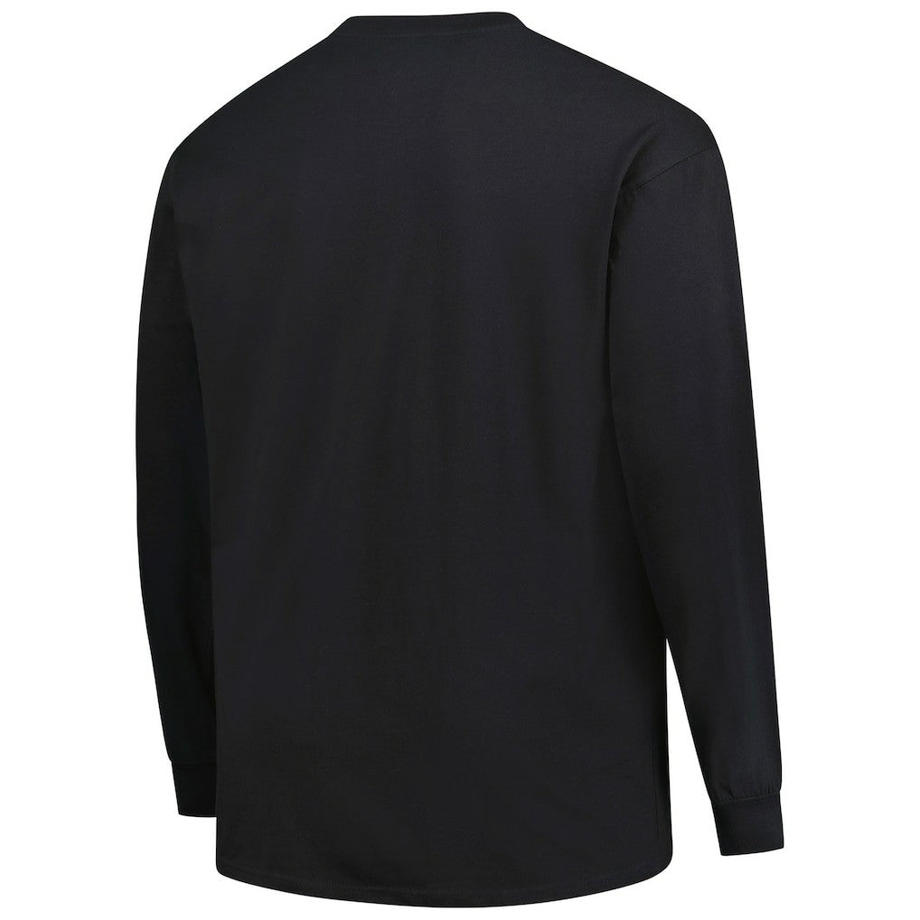 Indianapolis Colts Big & Tall Coverage Scheme Long Sleeve T-Shirt - Black T-shirts