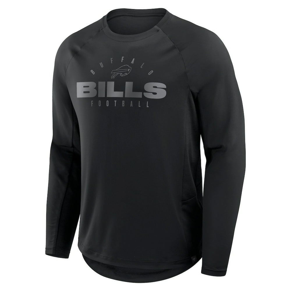 Buffalo Bills Big & Tall Coverage Scheme Long Sleeve T-Shirt - Black T-shirts