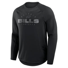 Buffalo Bills Big & Tall Coverage Scheme Long Sleeve T-Shirt - Black T-shirts