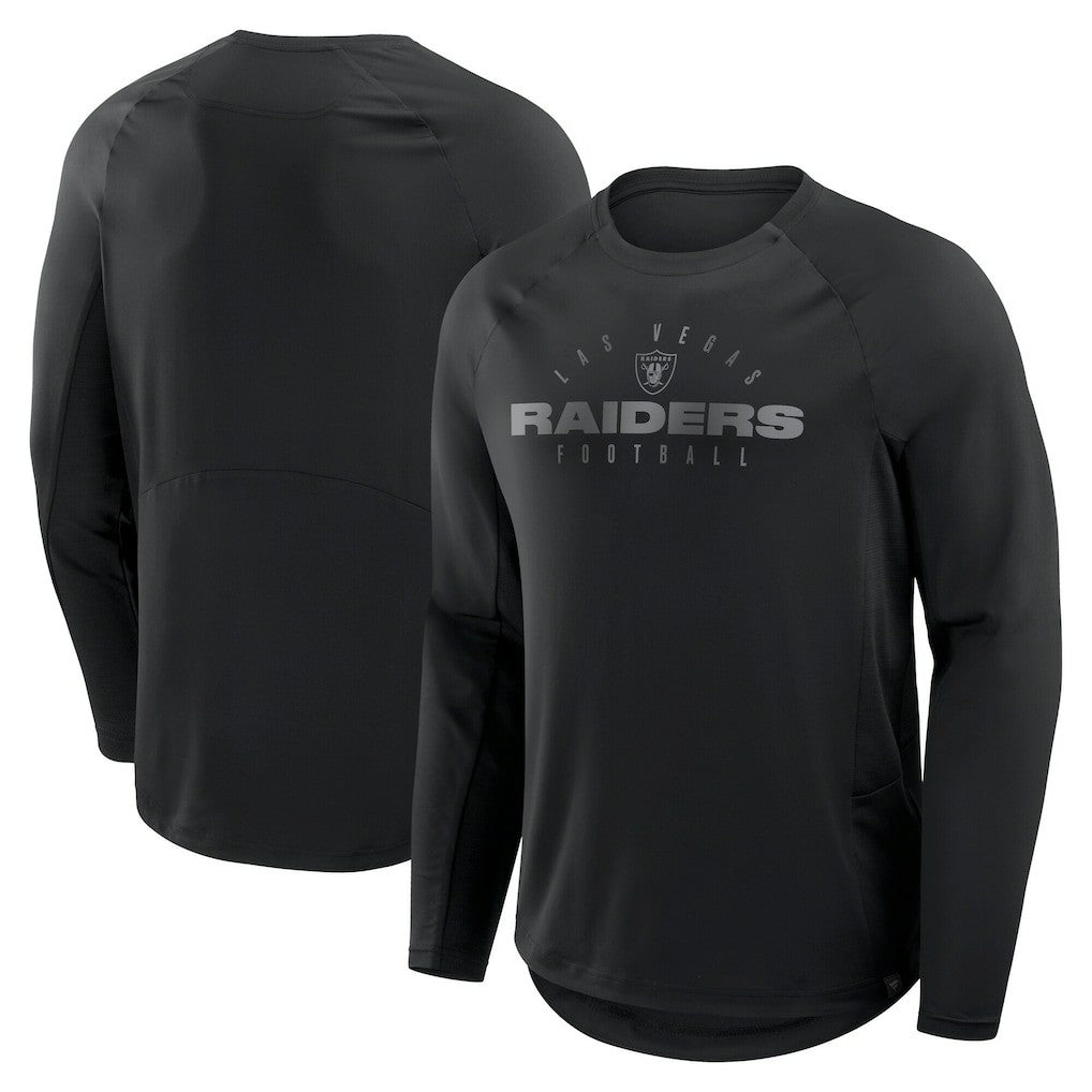 Las Vegas Raiders Big & Tall Coverage Scheme Long Sleeve T-Shirt - Black T-shirts