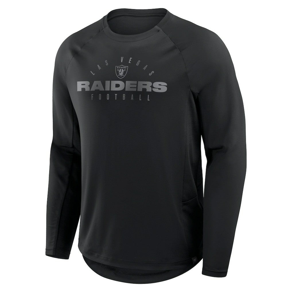 Las Vegas Raiders Big & Tall Coverage Scheme Long Sleeve T-Shirt - Black T-shirts