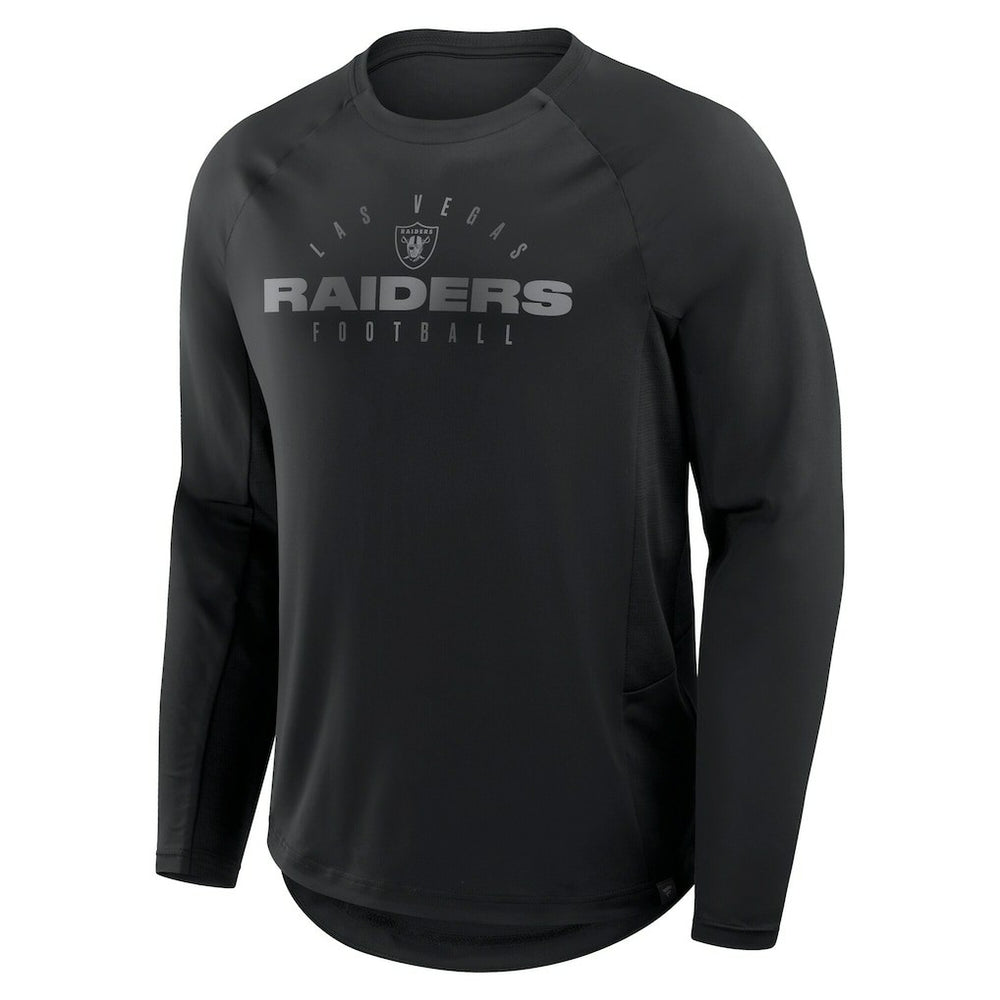 Las Vegas Raiders Big & Tall Coverage Scheme Long Sleeve T-Shirt - Black T-shirts