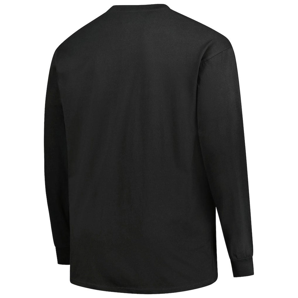 Jacksonville Jaguars Big & Tall Coverage Scheme Long Sleeve T-Shirt - Black T-shirts