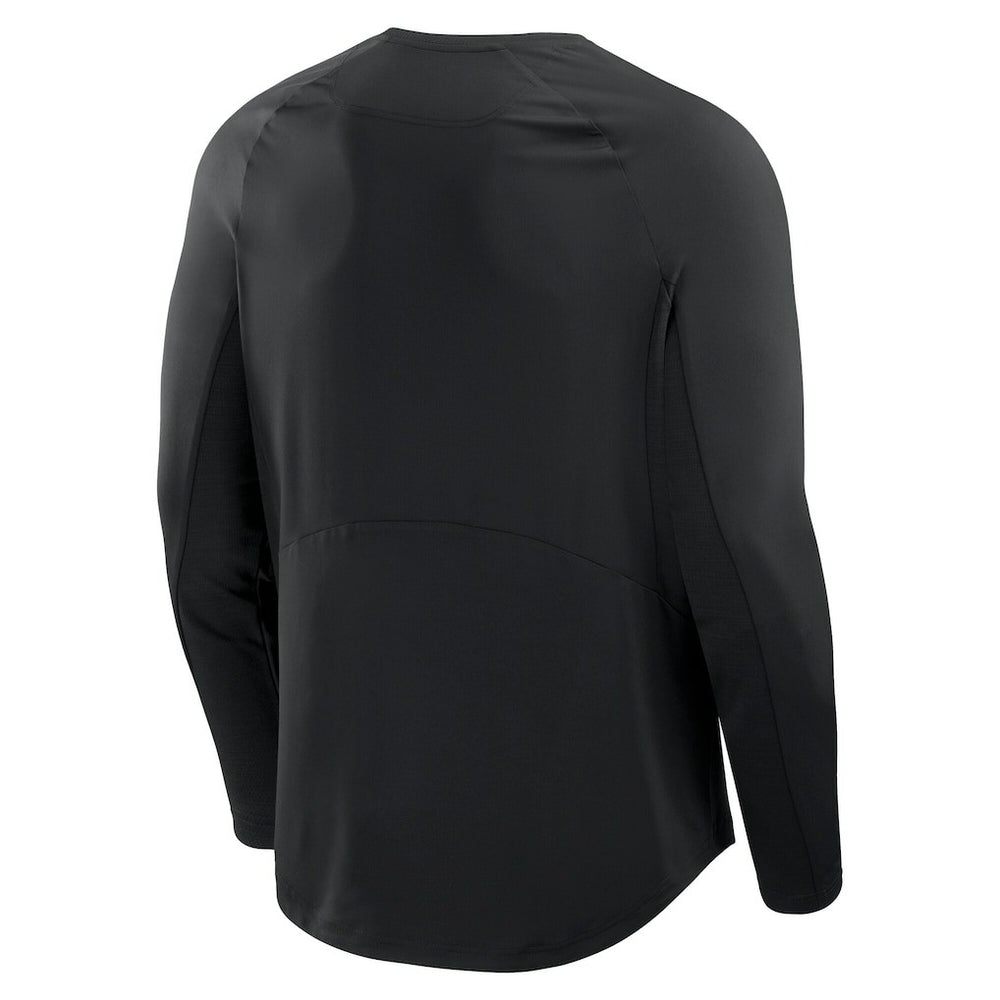 New Orleans Saints Big & Tall Coverage Scheme Long Sleeve T-Shirt - Black T-shirts