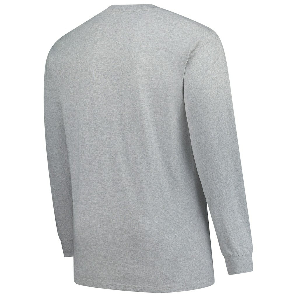 Indianapolis Colts Big & Tall Clock Management Legacy Long Sleeve T-Shirt - Heather Gray T-shirts