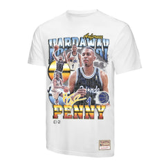 Penny Hardaway Orlando Magic Hardwood Classics Commemorative Player Collage T-Shirt White - Mitchell & Ness