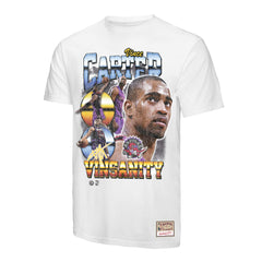 Vince Carter Toronto Raptors Hardwood Classics Commemorative Player Collage T-Shirt White - Mitchell & Ness